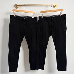 J. Crew Men's Black Chinos